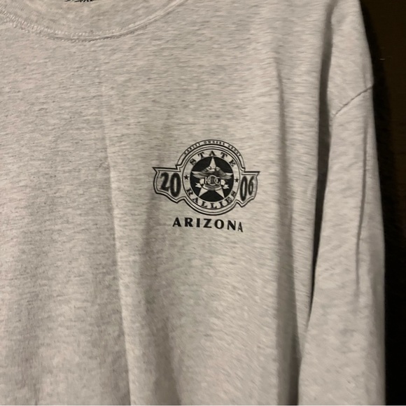 Gray Arizona State Hog Rally Long-sleeve Tee, Size Large - Picture 2 of 4